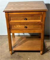 Country Ranch Oak Side Table
