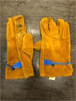 Vintage Wells Lamont Suede Leather Gloves