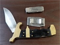3PC POCKET KNIFE AND MONEY CLIP