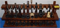 PIPE STAND WITH 22 PIPES