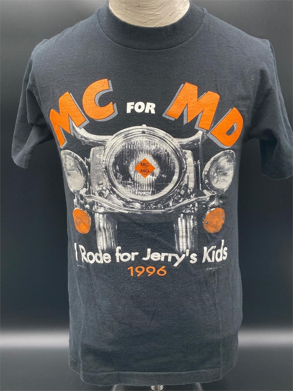 Vintage MC For MD I Rode For Jerry’s Kids Shirt