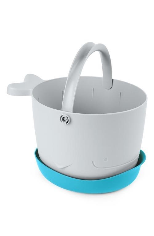 Skip Hop Moby Stowaway Bath Toy Bucket - Gray