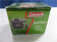 Working COLEMAN BatteryOp Quick Air Pump