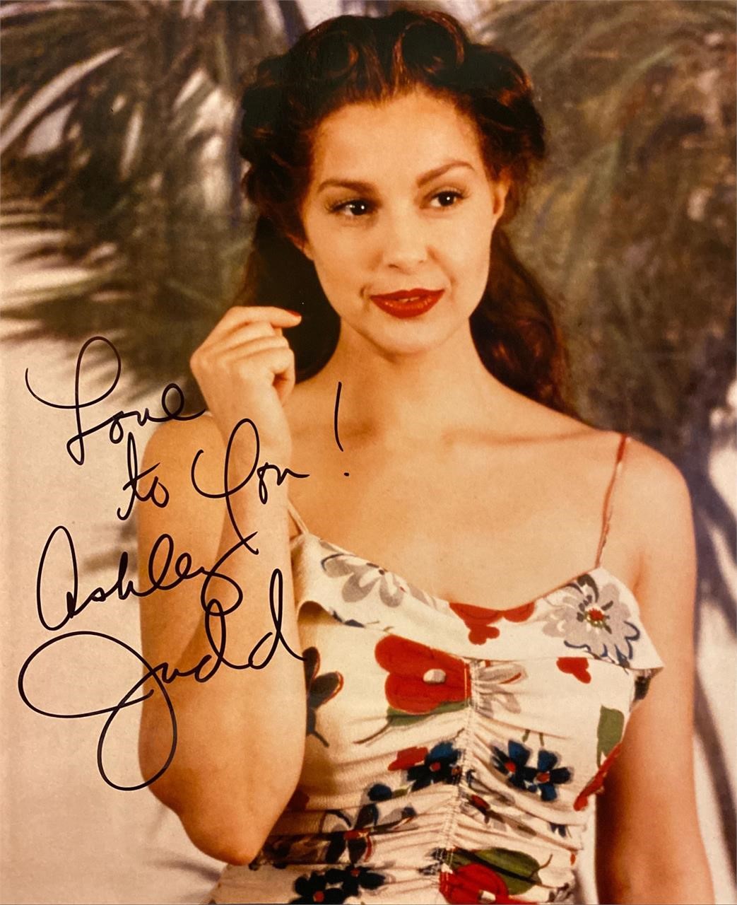 Ashley Judd signed photo