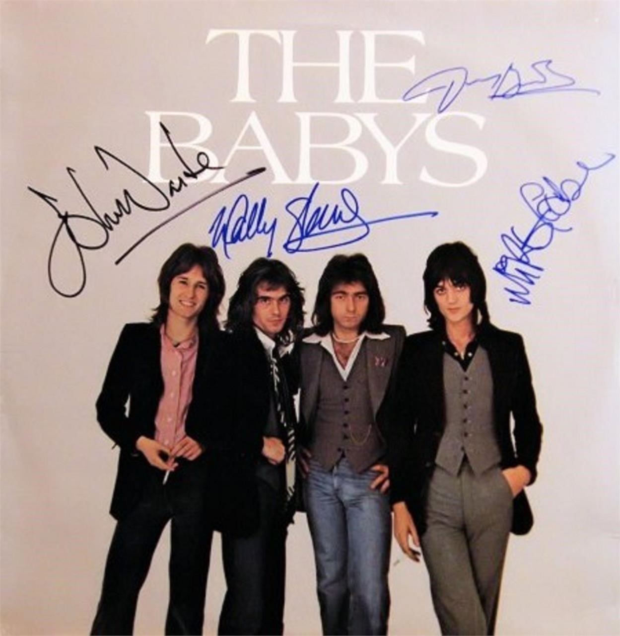 The Baby's signed debut The Baby's album