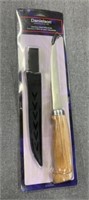 Danielson Wood Handle Knife Fillet with Sheath