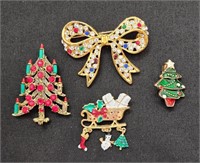 Assorted Christmas Pins