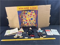 Antique peter Puppet Playhouse & Marionettes