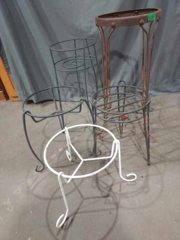 Variety of Metal Plant Stands