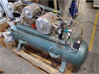Approx 200 Psi Twin Cylinder Air Compressor Plant