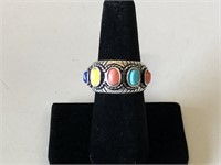 Multi Color Stone Ring