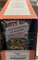 NEW (12x100g) Nutty Club Walnuts