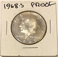 1968 Silver Proof Kennedy Half Dollar