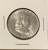 1963 Silver Ben Franklin Half Dollar