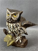 Homco Ceramic Owl Figurine