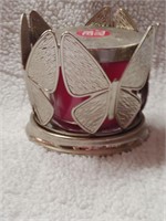 BBW Hawaiian Hibiscus Candle & Butterfly holder