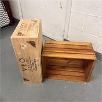 Wood Crate & Wine Crate Box