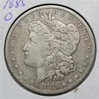 1885 o MORGAN SILVER DOLLAR