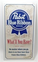 * Pabst Sign - 13" x 24"
