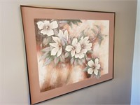 Large Flower Framed Art