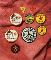 Vintage Girl Scout Merit Badges Patches
