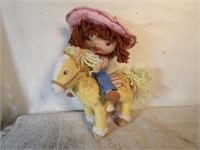 Vintage Plush Strawberry Shortcake on a Horse