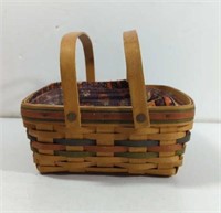 1997 Longaberger Autumn Woods Market Basket with