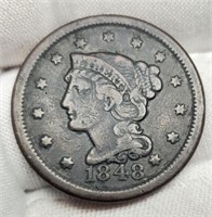 1848 Large Cent w/ Full Liberty