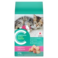 Lot of 2 -Compliments Dry Kitten Food