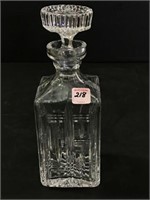 Fifth Ave Lead Crystal Decanter w/ Stopper