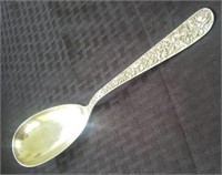 "S. Kirk & Son" Sterling "Repousse" Serving Spoon