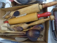Rolling pins & wood spoons