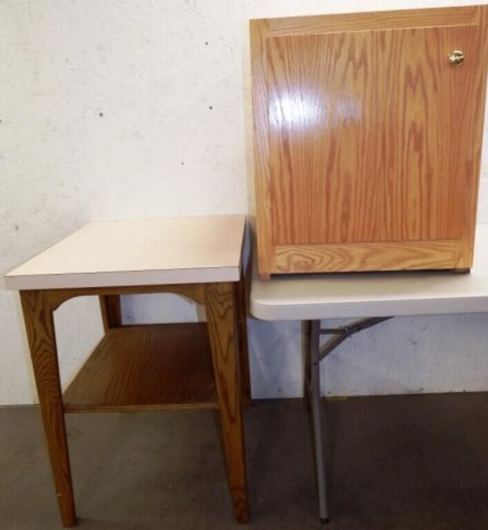 One Door Cabinet / Cupboard & Table