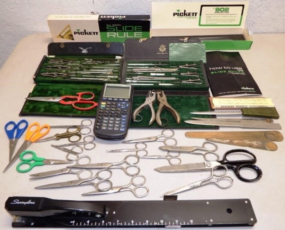 Office, Drafting Tools, Slide Rules & More