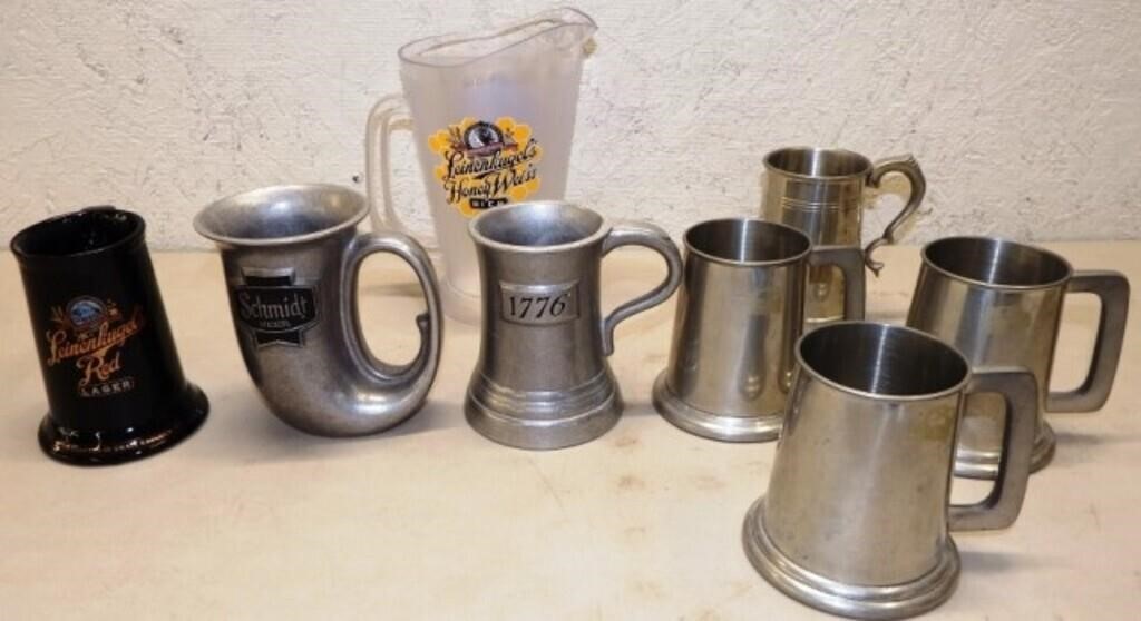 Beer Pitcher, Stein, Mugs - Leinenkugel's & More