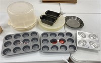 Tupperware and Muffin Pans