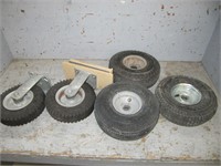 SPARE DOLLY CART TIRES