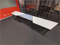 3 Timber Top Trapezoid Students Tables