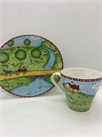 Sango Tea Cup with plate