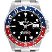 Rolex GMT Master II Blue Red Pepsi Men's Watch