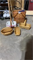 5 Longaberger baskets