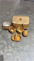 6 Longaberger baskets