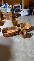 4 Longaberger baskets