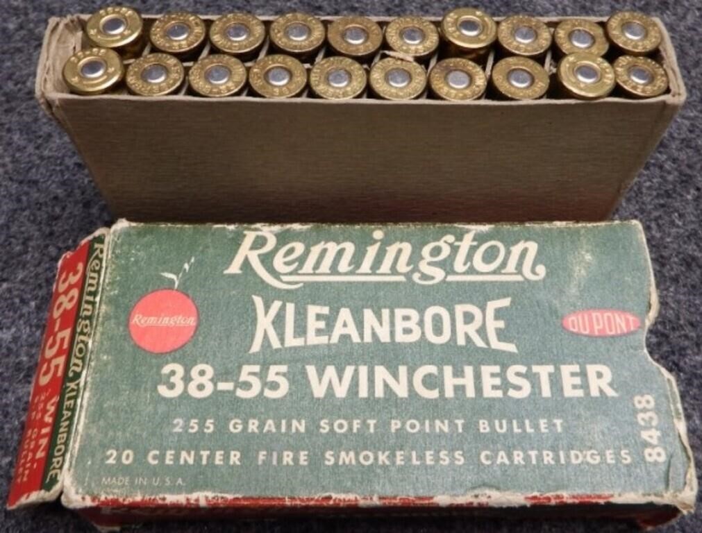 (20) Rounds .38-55 Ammunition - Most Remington