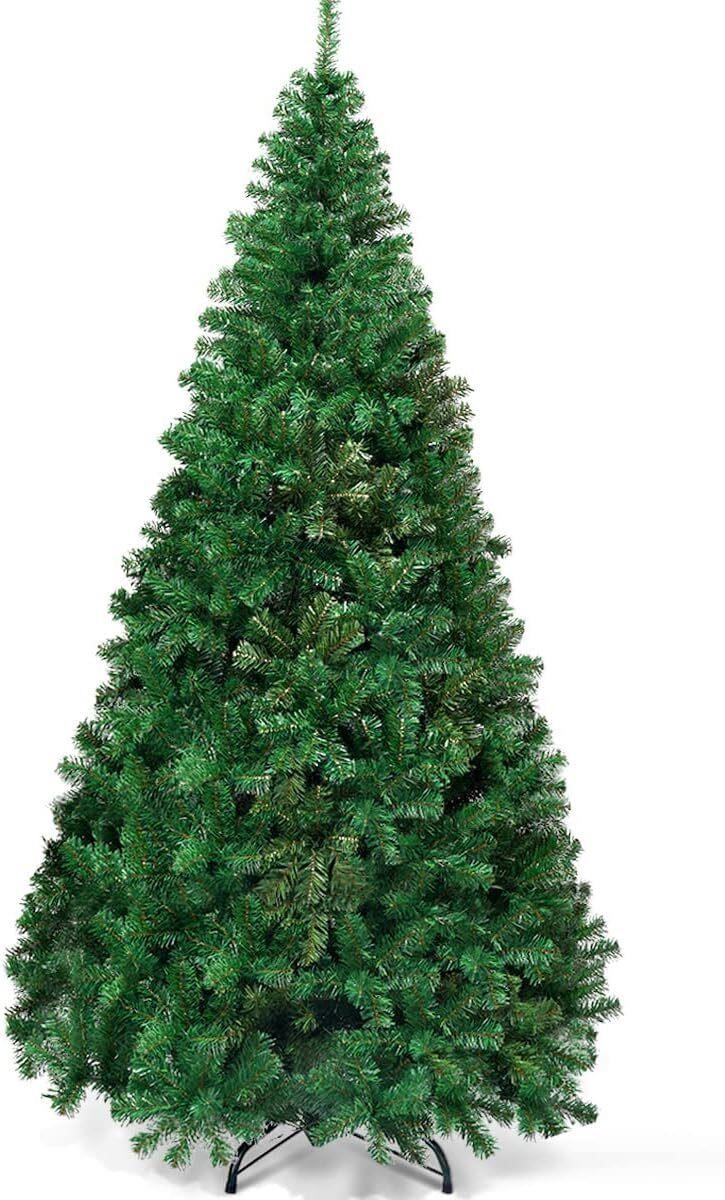 Goplus 7ft Artificial Christmas Tree  Unlit Christ