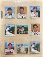 12 1950 BOWMAN CARDS