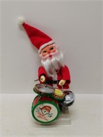 battery operated santa toy, playing drums