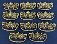 (11) Keeler Brass Co Victorian Style Drawer pulls