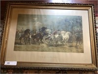 Horse Fair Lithograph