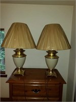 2 matching Lamps (upstairs)